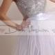 Plus Size Wedding Dress/Vintage Inspired / 50s Style/Tutu tulle  tea length skirt with sequin Strapless