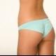 Blue Aqua Lingerie Panties- Cheeky Bikini- Scrunch Bottom Panty