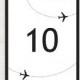 come fly with me printable table numbers - printable file - aviation wedding