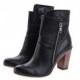 Sale 50% off Black heel booties -  women high heels black booties - Last sizes FREE SHIPPING - Handmade by ImeldaShoes