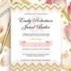 Gold Weddings Invitation Printable - Glam Golden Glitter Chevron or Pink & Gold Summer Invite Cards EDITABLE text Template INSTANT DOWNLOAD