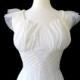 1950s Rogers Run Proof White Nylon Night Gown