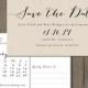 Printable Save the Date Postcard - the Bailey Collection