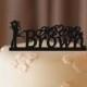 personalize wedding cake topper Silhouette, bride and groom silhouette wedding cake topper, Mr and Mrs cake topper