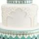 Mosaic-Inspired Wedding Cake
