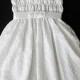 White Lace Flower Girl  Dress - White Lace Dress - Party dress for little girls- Summer dress  - Lace dress for girls - 4T to 6T