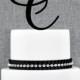Personalized Monogram Initial Wedding Cake Toppers -Letter C, Custom Monogram Cake Toppers, Unique Cake Toppers, Traditional Initial Toppers