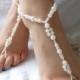 Barefoot Sandals Beach Wedding   Yoga Shoes Foot Jewelry  Beads