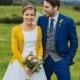 Blue & Mustard Rustic Wedding With 50s Dress & 1000 Origami Cranes: Kirsty & Paul