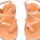 SALE ! New Leather Sandals GLADIATOR Men's Shoes Thongs Flip Flops Flats Slides Slippers Biblical Bridal Wedding Colored Footwear Designer