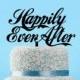 Happily Ever After Cake Topper,Monogramed Wedding cake Topper, custom engagement cake topper,anniversary cake topper-4859