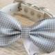 Gray Dog Bow Tie, Dog ring bearer, Pet Wedding accessory, Gray wedding accessory,Proposal idea, Cute