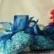 FLOWER GIRL SHOES~ Bridal Shoes~ Glittered Ballet Flats~ Custom Colors to Match Your Wedding~ Aqua Shoes~ Fast Service!
