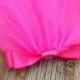 Pink Bachelorette Party Veil Clip + bow to match Bachelorette Tutu