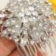 Bridal Hair Comb Wedding Hair Comb Crystal Pearl Silver Wedding Hair Piece Comb Bridal Jewelry Wedding Jewelry Bridal Accessories Style-151