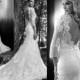 Custom 2014 New 3/4 Long Sleeve V-Neck Backless Wedding Dresses Tulle/Lace Applique Beading Mermaid Wedding Dress Ivory/White Bridal Gowns Online with $114.04/Piece on Hjklp88's Store 