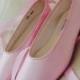 Bridal Wedding shoes custom dyed , ballerina flat choose color, unique dyed shoes, pink ballerina bridesmaid  gift ,colorful ballerina flats