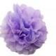 Lilac Tissue Paper Pom Poms * Medium Tissue Paper Flowers 10" Decorations for wedding,bridal shower,birthday party,nursery,college dorm
