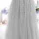 LJ15020 sparkles sequins long tulle prom dress evening gown