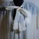 Vintage 50's 2 peice L Vasserette Bridal Lingerie nightgown dressing gown peignoir pajama nightie Crepelon Lace Negligee bed jacket robe set