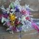 A dried flower wand for your flower girl at your fairy tail, Cinderella, summer or fall wedding.