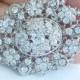 Wedding Accessories Wedding Brooch Bridesmaid Jewelry Wedding Deco Rhinestone Crystal Bridal Brooch Crystal Sash Scarf Brooch Pin BP03549C1