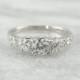 Glittering Graduated Diamond Engagement Ring XD9L5A-R