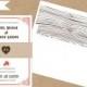 Western Mountain Barn Wedding Invitation - Collection options available