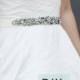 Learn How To Make This Chic DIY Rhinestone Bridal Sash!