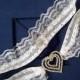 Wedding leg garter, Wedding Leg Belt, Rustic Wedding Garter, Bridal Garter , İvory Lace, Lace Garters, ,Wedding Accessory,