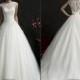 Vintage Chapel Amelia Sposa Wedding Dresses 2015 Sheer Lace Train Organza Button Applique Custom Bridal Ball Gowns A-Line Vestido De Novia Online with $116.92/Piece on Hjklp88's Store 