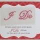 Pink Wedding I Do Sticker for Bride’s Shoes