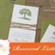 Reserved Listing for Deposit for the Rustic Tree Twine Wedding Invitation Set for Kate G.