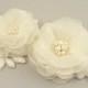 Pure Silk Ivory Wedding Sash Belt, Silk Bridal Sash Belt, Wedding Flower Sash, Ivory Silk Satin Sash, Freshwater Pearls, Swarovski Crystals