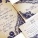 Elegant Lace Wedding invitations - Our signature Bellevue printed