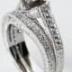 cz ring, cz wedding ring, cz engagement ring, wedding ring set, ring set, cz wedding set cubic zirconia size 5 6 8 9 10 - MC1082991AZ