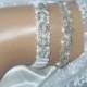 Bridal Ambrosia Crystal Rhinestone Wedding Garter Set, Bridal Garter Belts, Wedding Accessories, Keepsake Garter, Wedding Reception
