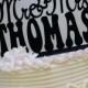 Mr and Mrs Personalized Acrylic Wedding Cake Topper With Your Last Name - Amazing Laser Cut Initial Cake Topper