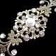 Bridal bracelet, wedding jewelry, pearl bracelet, vintage style bracelet, antique silver, Swarovski crystals and pearls