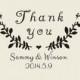 custom  Stamps ( 2" x1.6" ) -    Custom rubber Stamp -thank you custom rubber stamp for personalized flower seed wedding favors