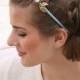 Woman's Headband with Vintage Cameo and Gold Leaves Hair Accessories, Gifts for Her