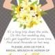 Bridal Gown Invitation Printable or Printed with FREE SHIPPING - Bridal Shower, Luncheon or Brunch - You Pick Flower Colors and Skin Tone