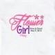 Flower Girl Shirt Wedding Baby Bodysuit Toddler Shirt Personalized with Names Date Wedding