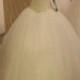 sparkles beading bodice tulle ball gown wedding dress