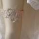 Wedding leg garter, Wedding Garter, Pink Ribbon Garter , Wedding Accessory, İvory Lace accessories, Bridal garter