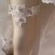 Wedding leg garter, Wedding Garter , Ribbon Garter , Wedding Accessory, İvory Lace accessories, Bridal garter