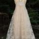 Wedding Dress-Custom CRBoggs Original Design-Silk charmeuse Base with Embroidered lace
