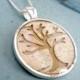 Rustic Wedding Bridesmaid's Jewelry -  Natural Birch Bark Necklace - Tree Silhouette - Woodland Rustic Country Wedding Bridesmaids Gift
