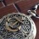 Nautical Pocket Watch bronze men's pocket watch with Vest Chain Groomsmen Gifts ships from Canada