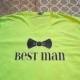 Bow Tie Best Man T-Shirt - Groomsmen T-Shirt - Bridal Party Shirts - Groomsmen Shirt - Best Man Shirt